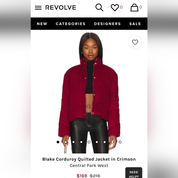 NWT Central Park West Blake Corduroy Quilted Jacket - Picture 2 of 13